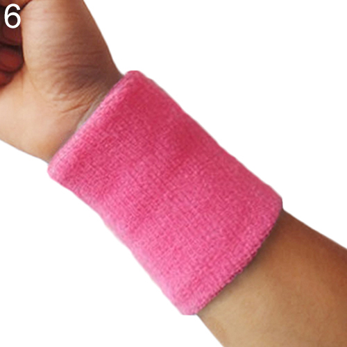 6 Stücke Handgelenk Schweißbänder Baumwolle Armband Schweißband 
