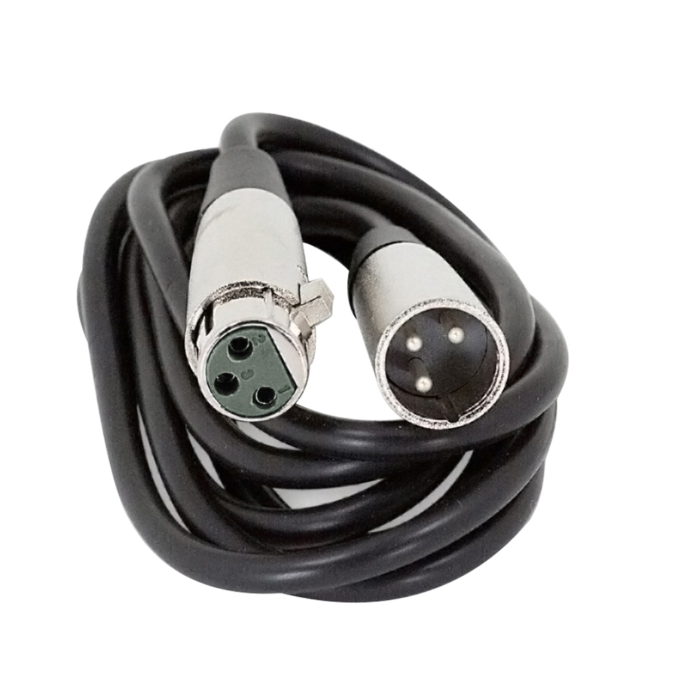 2 XLR Male to XLR Female Shielded Powered Speaker Audio Cable Mic Cord 25 ft 